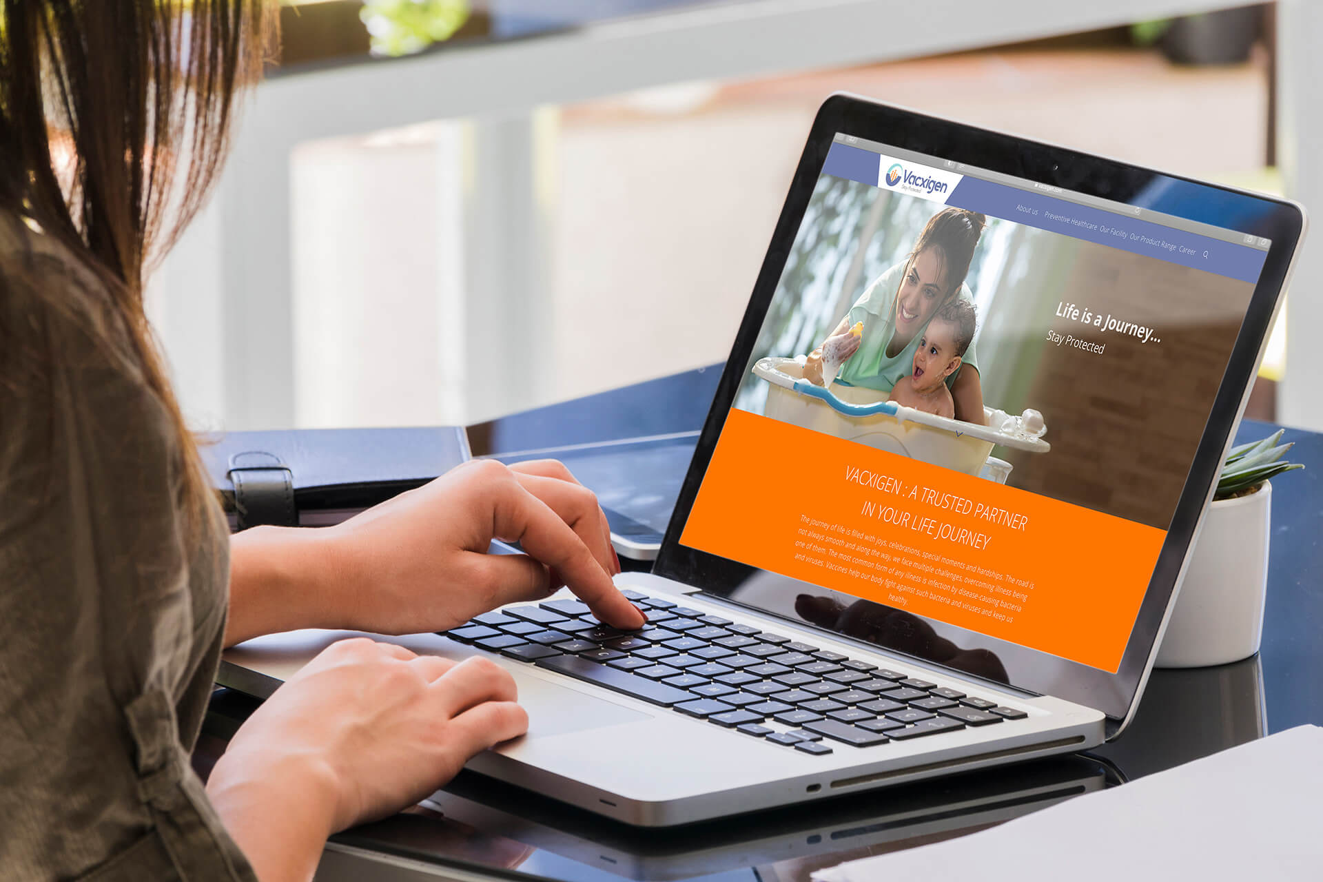 Vacxigen Website Design