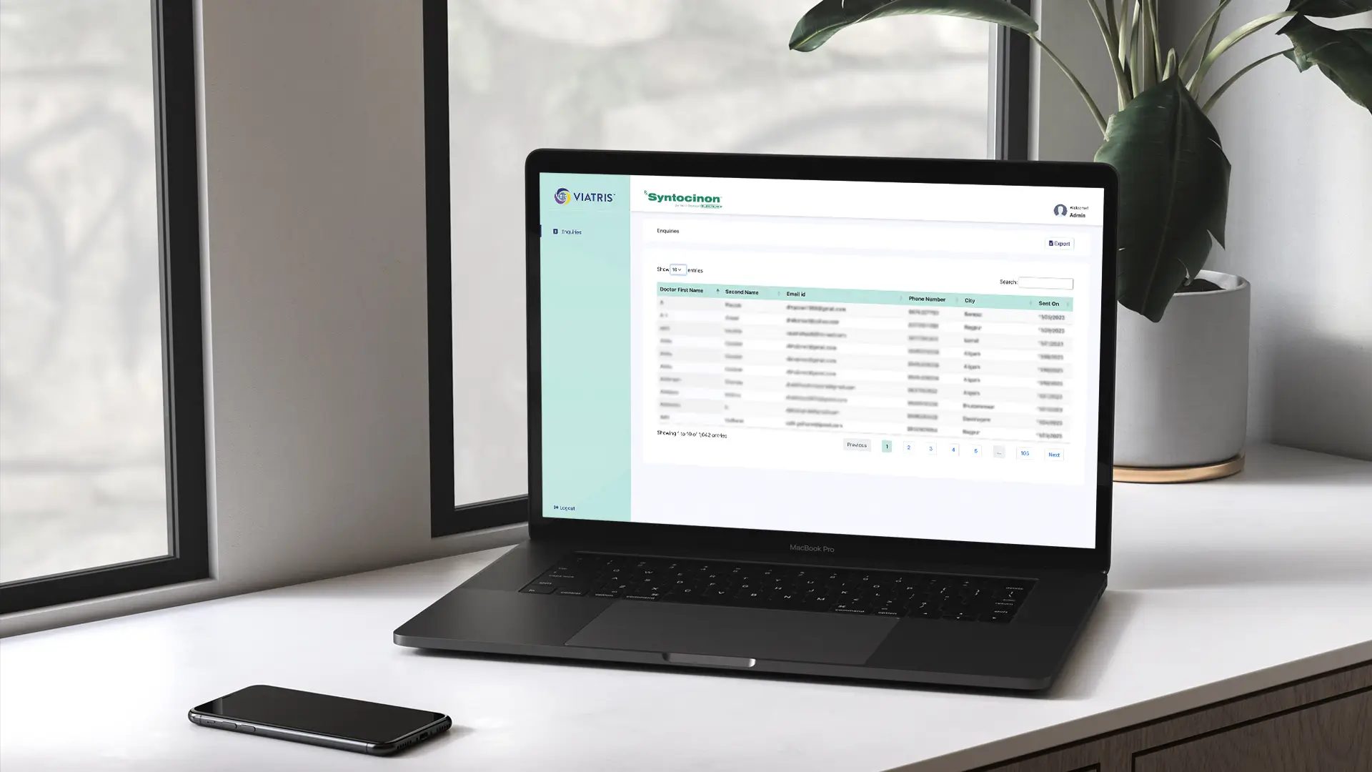 Syntocinon Web Application