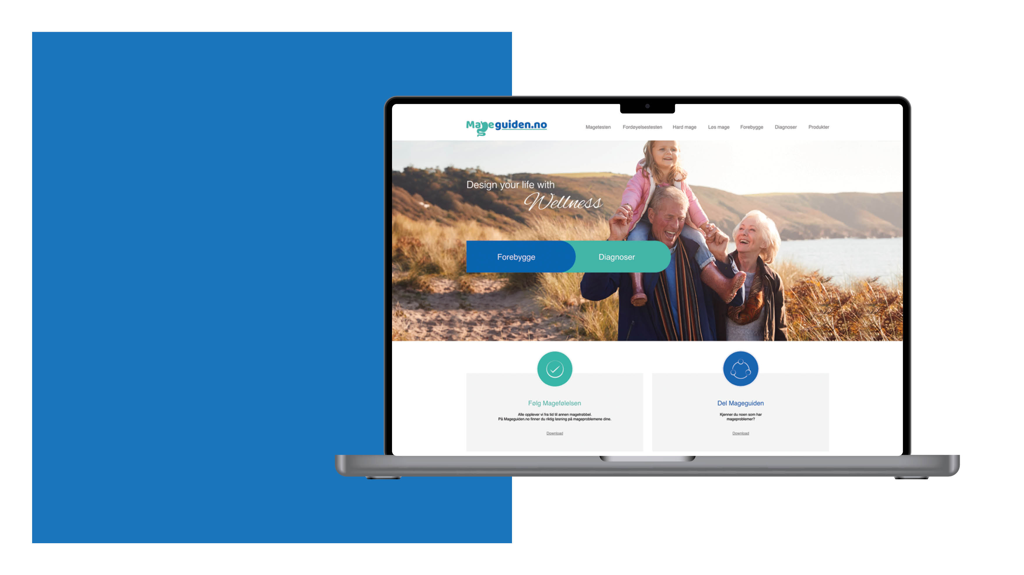 Mageguiden - brand identity