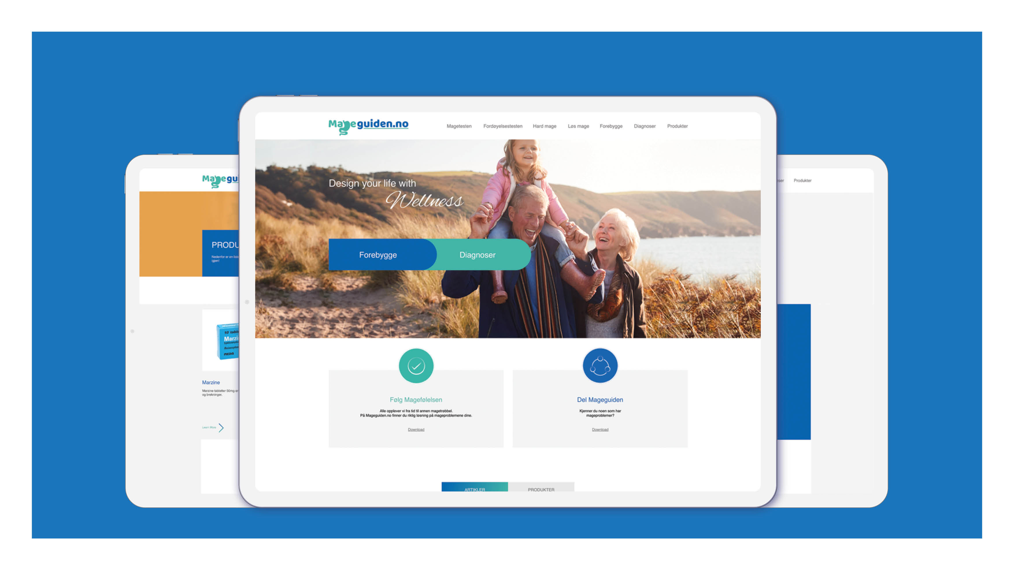 Mageguiden - brand identity