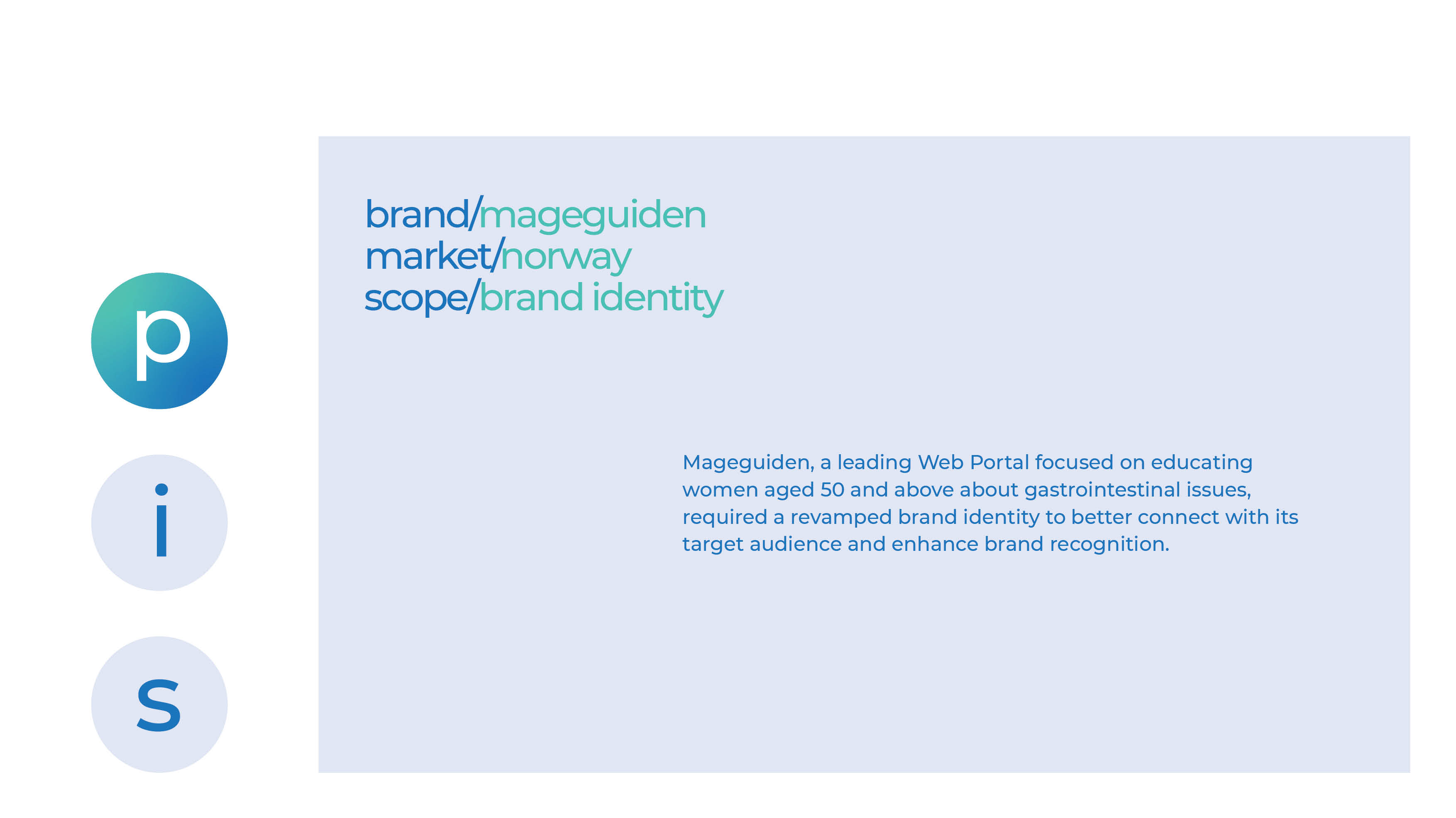 Mageguiden - brand identity