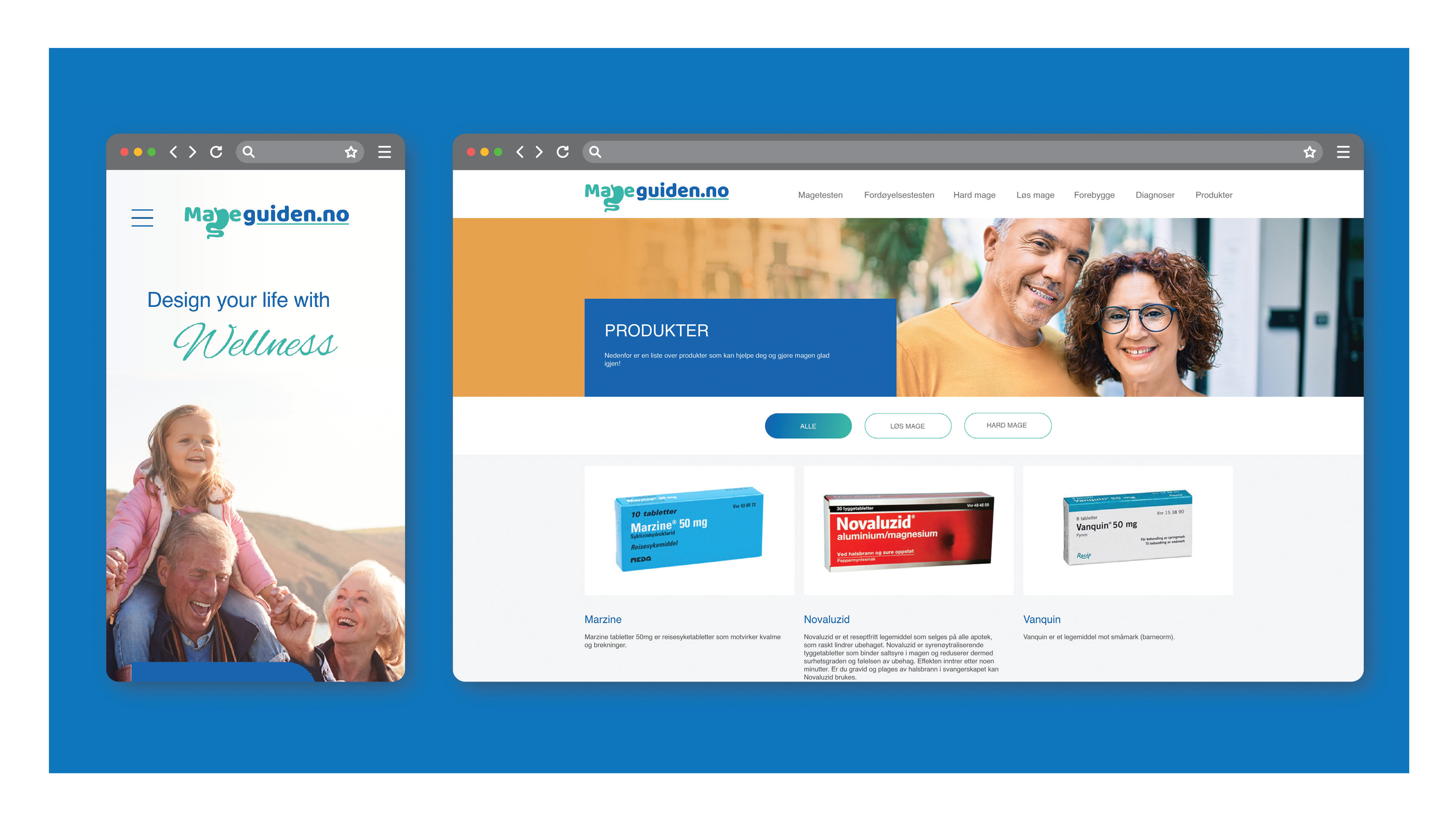 Mageguiden - brand identity