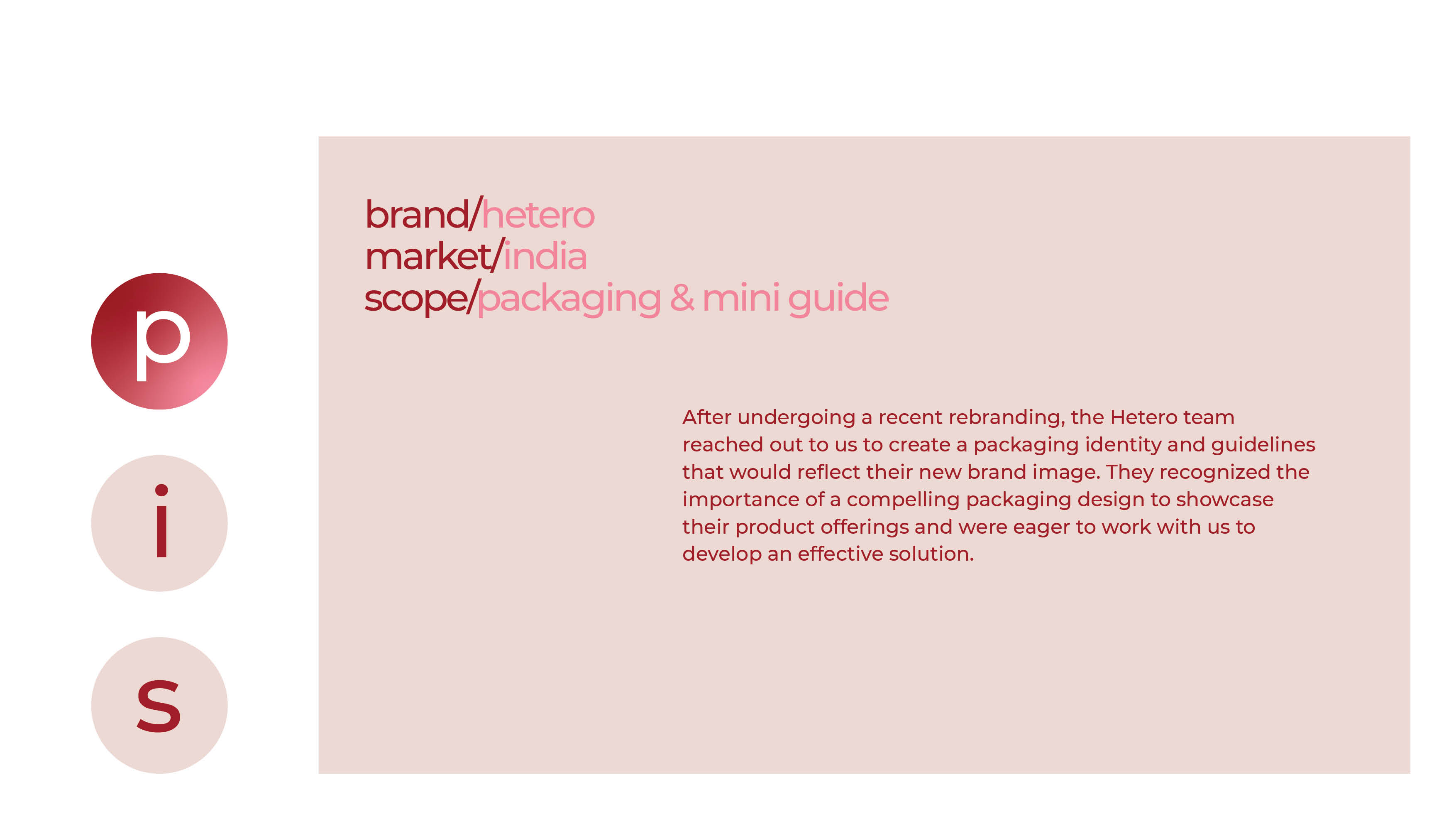 Hetero - packaging & mini guide