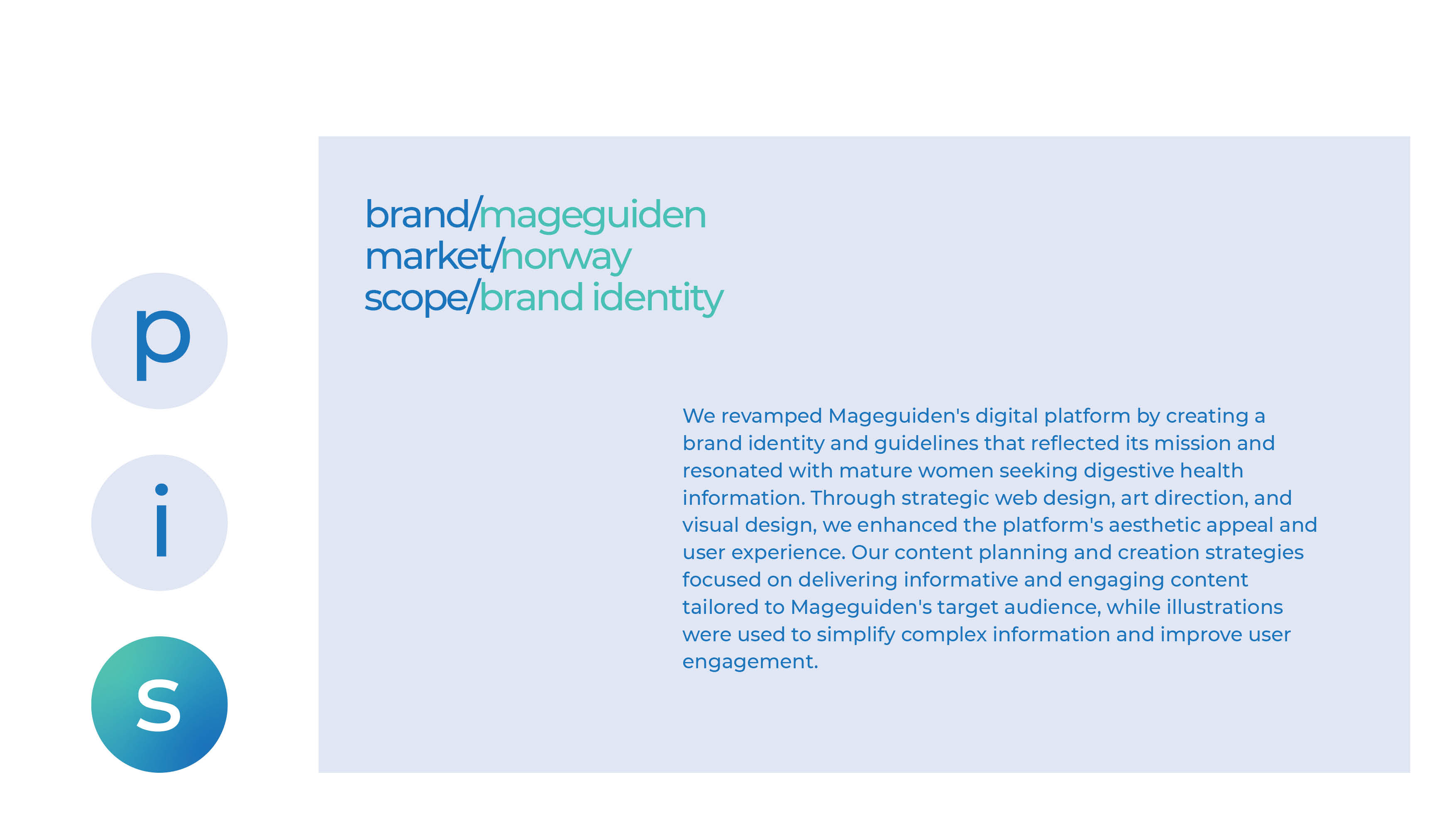 Mageguiden - brand identity