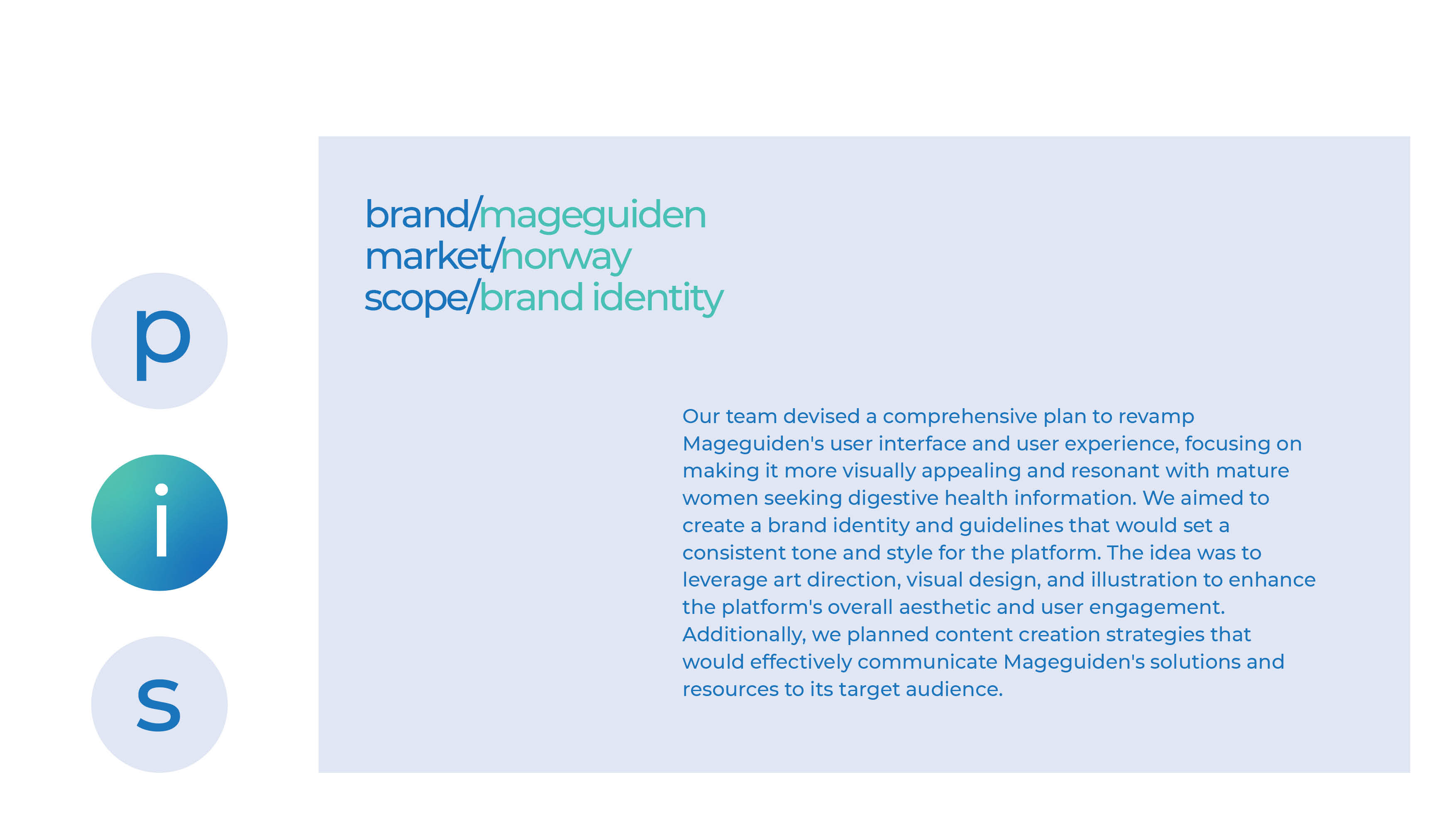Mageguiden - brand identity