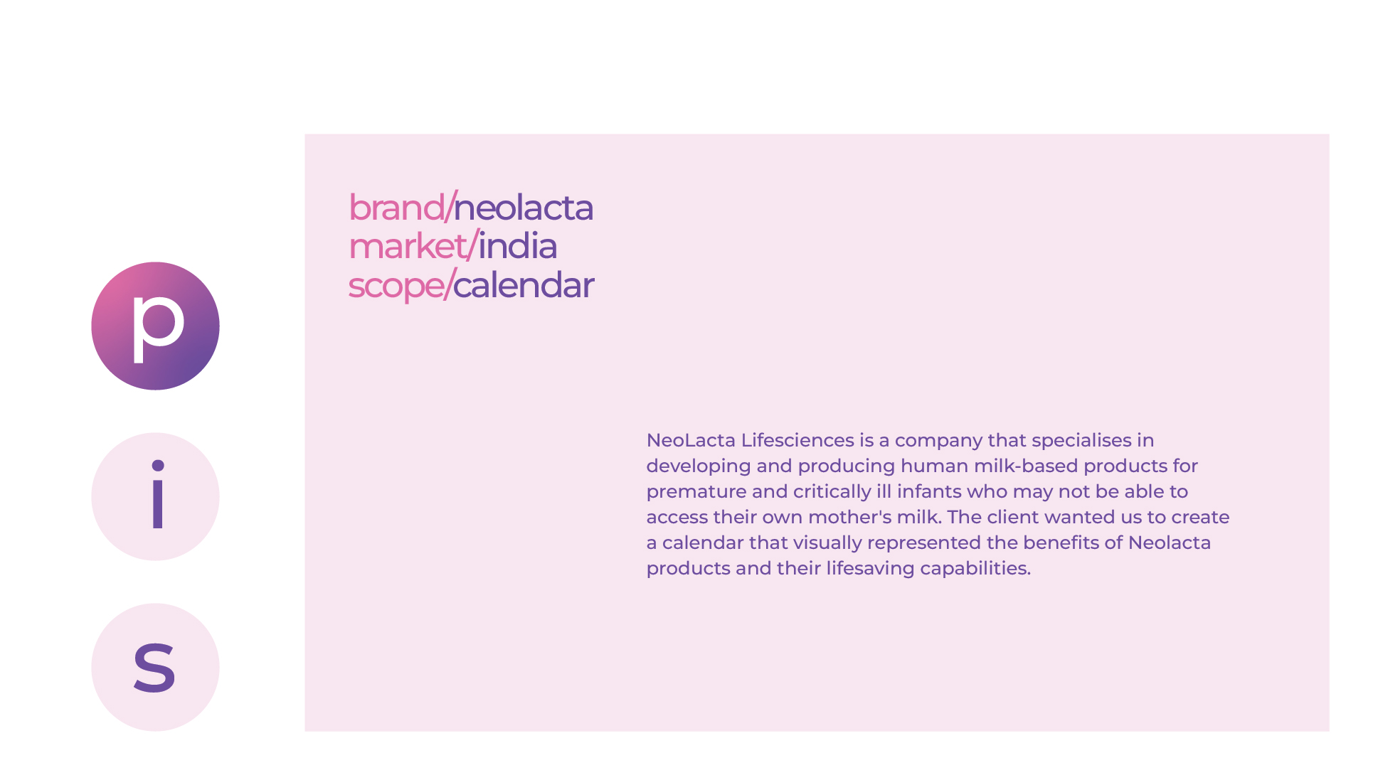 Neolacta - calendar