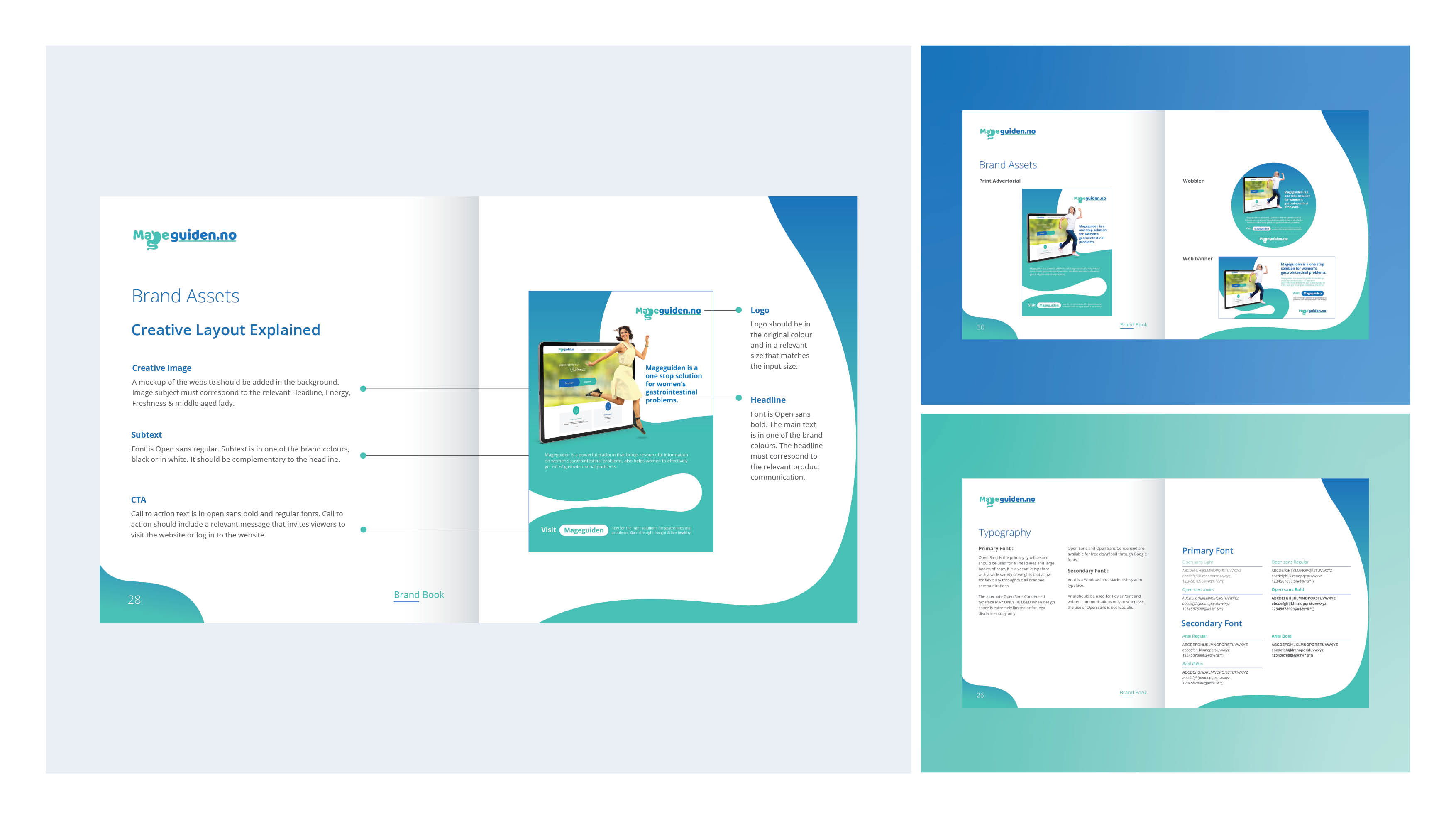 Mageguiden - brand identity